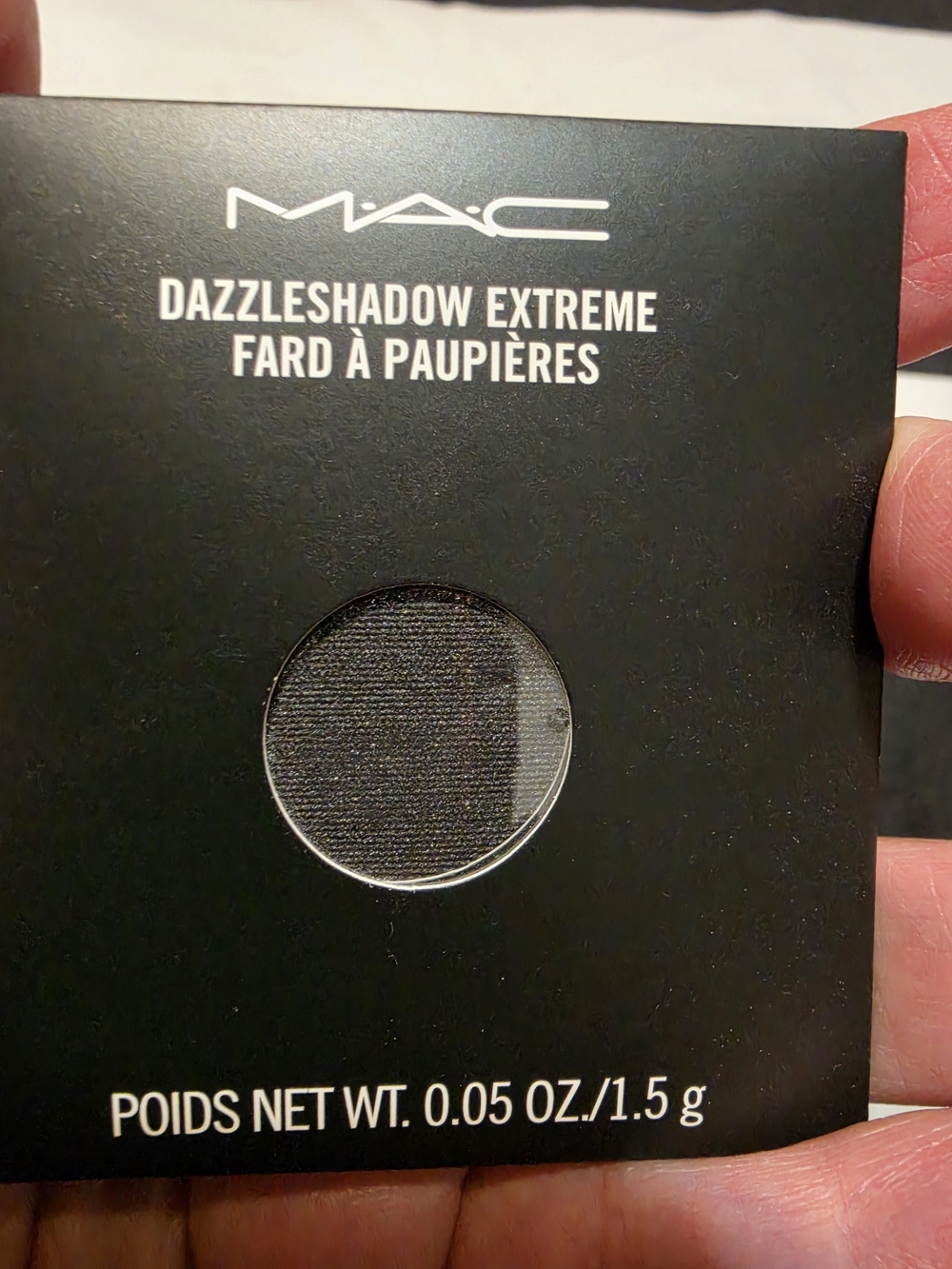 MAC Cosmetics Dazzleshadow Extreme Eyeshadow — Deep Black Shimmer